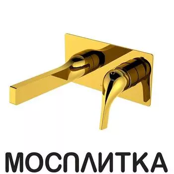 Смеситель для раковины Wasserkraft Sauer 7130 глянцевое золото