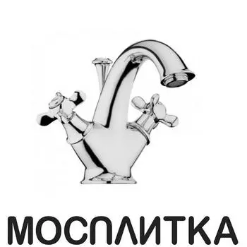 Смеситель для раковины Webert Ottocento OT700102015 c донным клапаном, хром