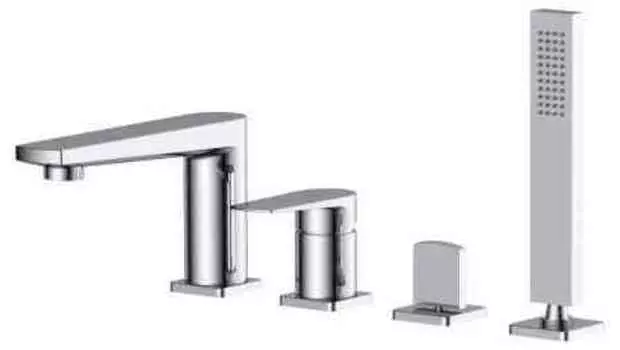 Смеситель для ванны BelBagno Carin CAR-VIM4-CRM