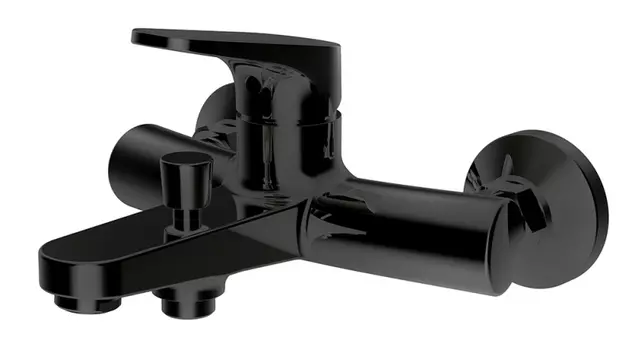 Смеситель для ванны Bravat Eler F6191238BM-01-RUS, черный