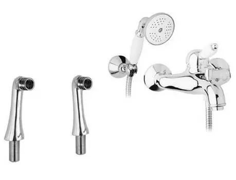 Смеситель для ванны Cezares Elite PBVM-01-Bi хром