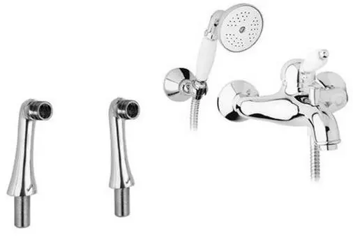 Смеситель для ванны Cezares Elite PBVM-01-M хром