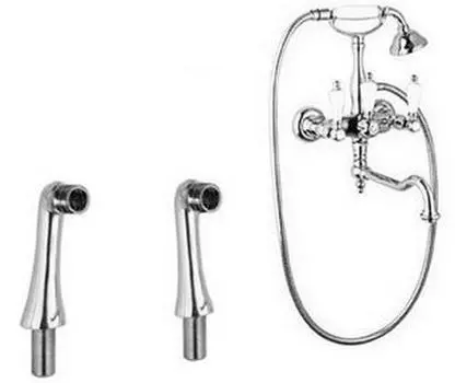 Смеситель для ванны Cezares First FIRST-PBV2-01-M хром