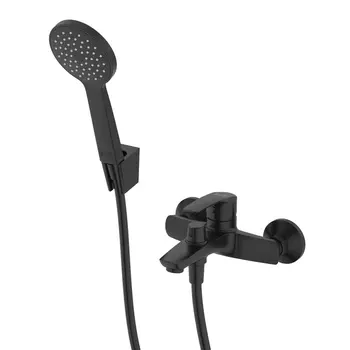 Смеситель для ванны черный IDDIS Ray RAYBL02i02