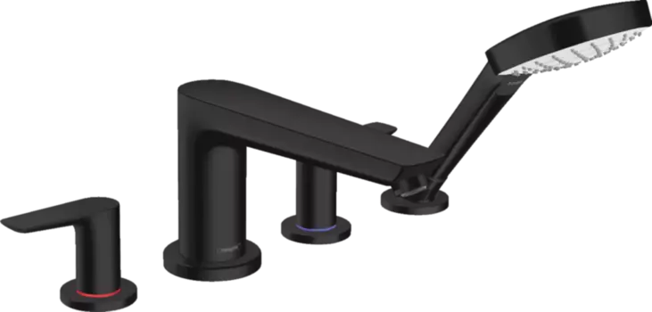 Смеситель для ванны Hansgrohe Talis E 71748670, черный матовый