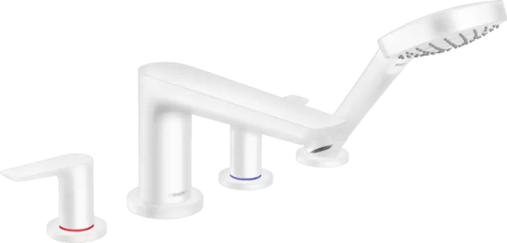 Смеситель для ванны Hansgrohe Talis E 71748700, белый матовый