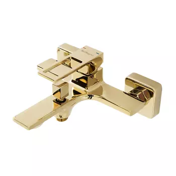 Смеситель для ванны и душа BelBagno LUCE LUC-VAS-ORO