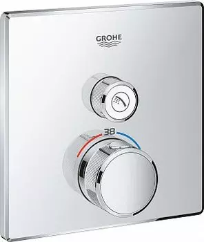 Смеситель для ванны и душа Grohe Grohtherm SmartControl 29123000, хром