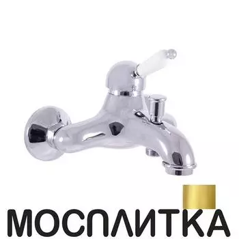 Смеситель для ванны и душа Rav-Slezak Labe L554.5Z, золото/белый