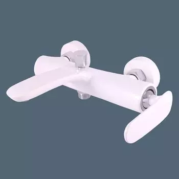 Смеситель для ванны и душа Rav-Slezak Tigris TG154.5BC, белый/хром