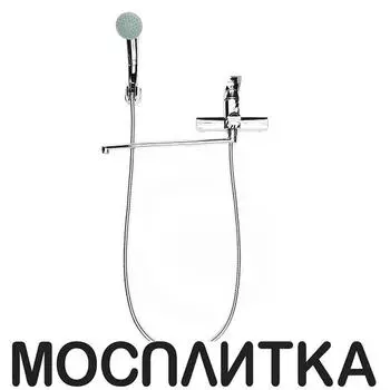 Смеситель для ванны OneLife P02-218cr с душ.набором, полимерный