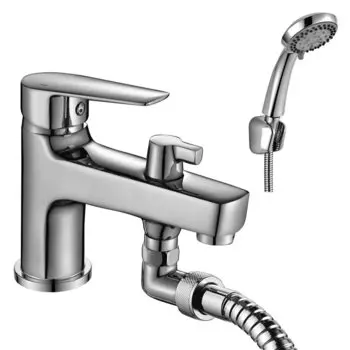 Смеситель для ванны Rossinka S35-38 на борт ванны