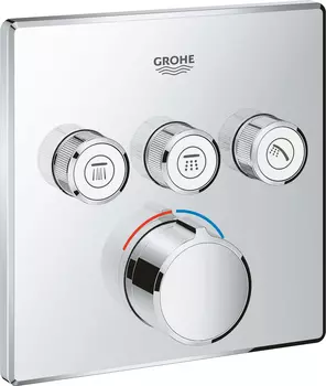 Смеситель для ванны с душем Grohe Grohtherm SmartControl 29149000 хром