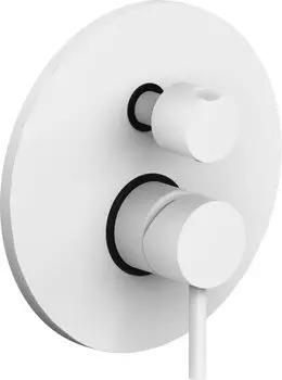 Смеситель для ванны с душем Paffoni Light LIG018BO белый