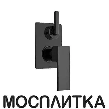 Смеситель для ванны с душем Paini Dax-DaxR 84PZ6911R черный матовый, на 2 потребителя