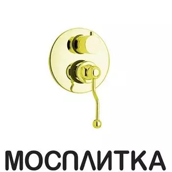 Смеситель для ванны с душем Paini Duomo 88OP6911 глянцевое золото, на 2 потребителя