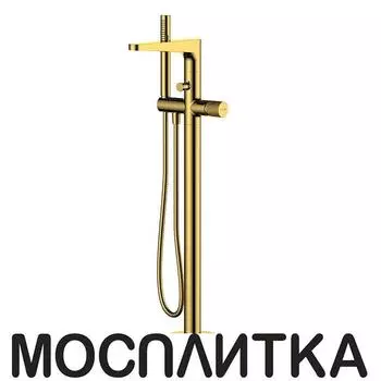 Смеситель для ванны с душем Wasserkraft Sauer 7121 глянцевое золото