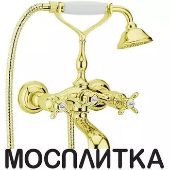 Смеситель для ванны Webert Ottocento OT720201010, золото