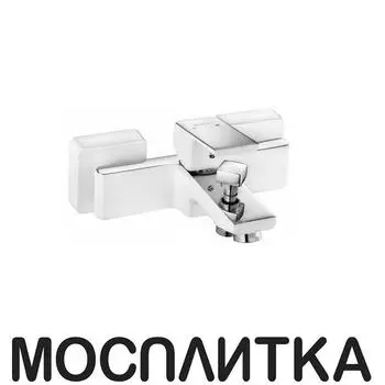 Смеситель E.C.A. Tiera для ванны с душем белый, 104802469EX