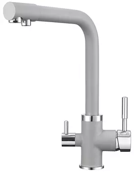 Смеситель Granula GR-2015 для кухонной мойки, алюминиум