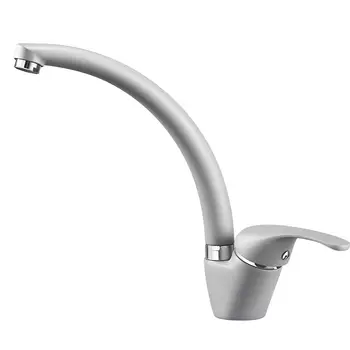 Смеситель Granula GR-2024 для кухонной мойки, алюминиум