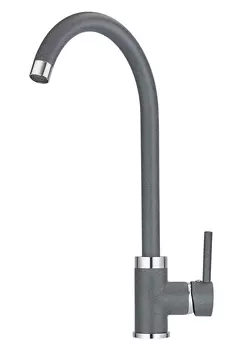 Смеситель Granula GR-2125 для кухонной мойки, графит