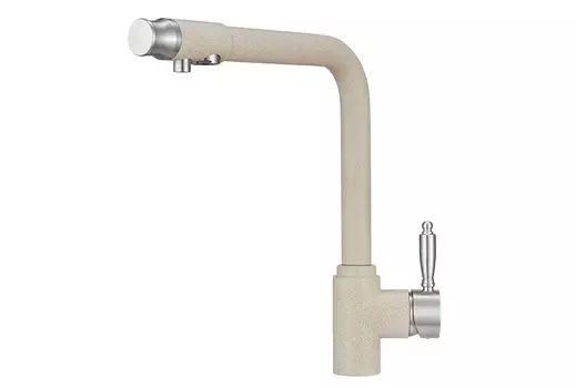 Смеситель Granula GR-2301 для кухонной мойки, пирит