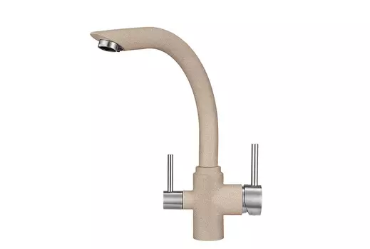 Смеситель Granula GR-2304 для кухонной мойки, песок