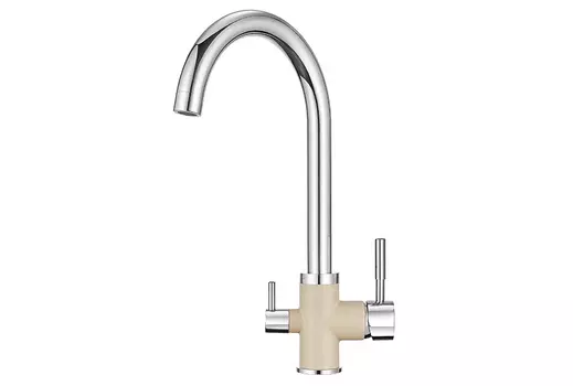 Смеситель Granula GR-3168 для кухонной мойки, песок