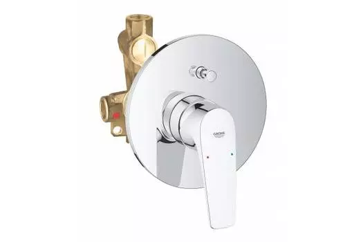 Смеситель Grohe BauFlow для ванны с душем 29113000 хром
