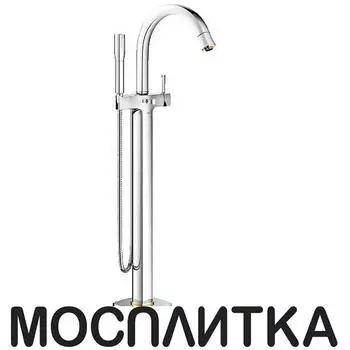 Смеситель Grohe Grandera 23318IG0 для ванны, напольный, хром/золото