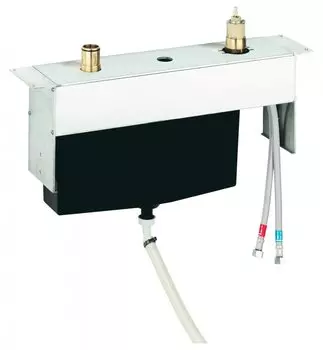 Смеситель Grohe однорычажный для ванны на 3 отверстия 33341 000, встраиваемая часть
