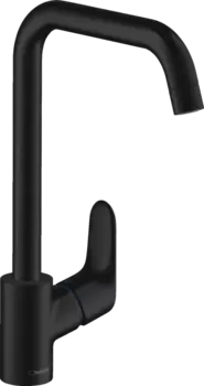 Смеситель Hansgrohe Focus Е2 31820670 для кухни, черный матовый