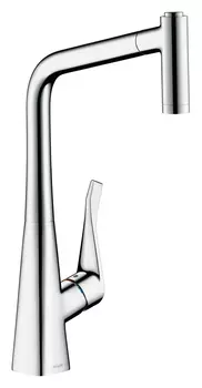 Смеситель Hansgrohe Metris для кухонной мойки 14820000 хром