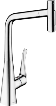 Смеситель Hansgrohe Metris для кухонной мойки 73816000 хром