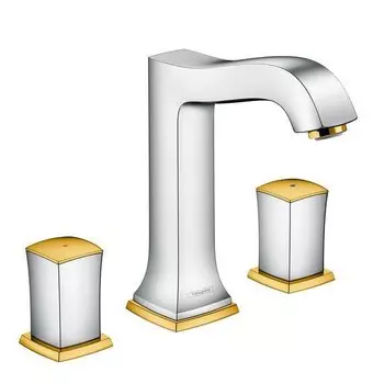 Смеситель Hansgrohe Metropol Classic 31305090 для раковины, хром/золото