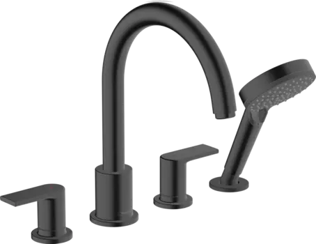 Смеситель Hansgrohe Vernis Blend для ванны с душем 71456670 черный