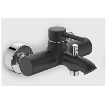 Смеситель Ideal Standard Kolva для ванны с душем BC675U4 черный/хром