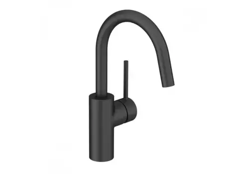 Смеситель для раковины Kludi Bozz 380283976 матовый черный