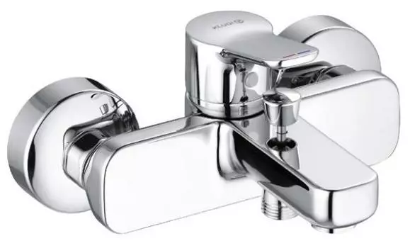 Смеситель для ванны с душем Kludi Pure&amp;Easy 376810565 хром