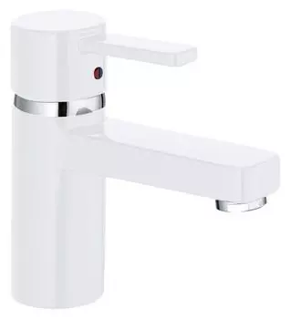 Смеситель для раковины Kludi Zenta 382519175 белый/хром