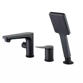 Смеситель Lemark Bronx на борт ванны LM3745BL