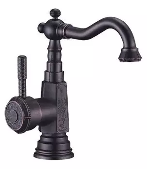 Смеситель Lemark Jasmine LM6604ORB для кухонной мойки и раковины, черная бронза