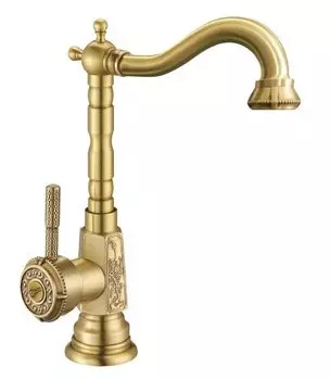 Смеситель Lemark Jasmine LM6605B для кухонной мойки, бронза