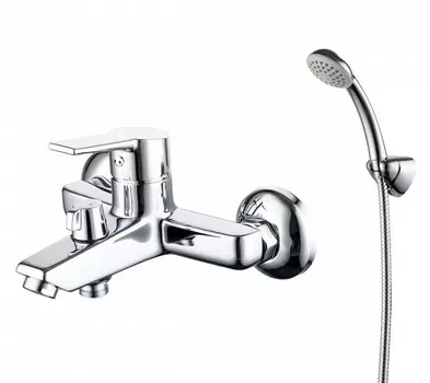 Смеситель Milardo Stripe STRSB02M02 для ванны с душем, хром