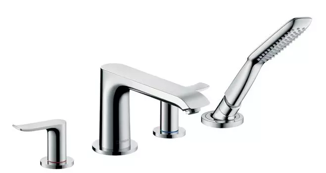 Смеситель на борт ванны Hansgrohe Metris, 31442000