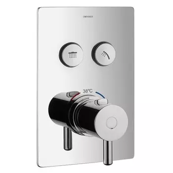 Смеситель Omnires термостатический для ванны скрытого монтажа (хром), Y1236GCPROCR