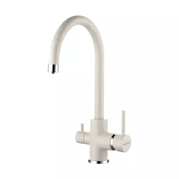 Смеситель Paulmark Essen Es213211-328 для кухонной мойки, бежевый