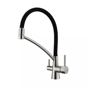 Смеситель Paulmark Siegen Si213111-NI для кухонной мойки, никель