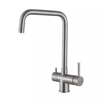 Смеситель Paulmark Wetter We213030-SS для кухонной мойки, нержавеющая сталь